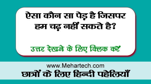 Funny Paheliyan in Hindi with Answer