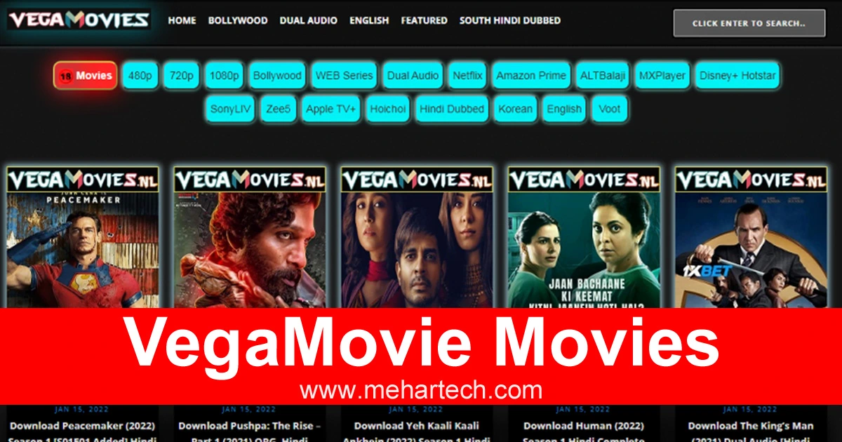 Vegamovies Telugu Tamil Bollywood Movies Download 300MB 480p